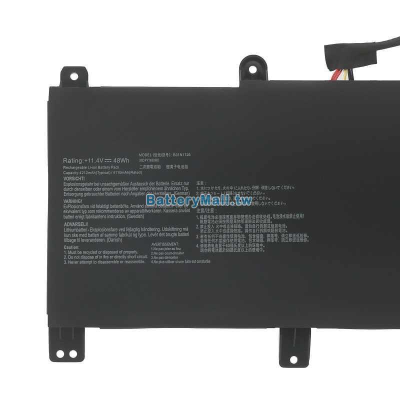 Asus華碩 B31N1726副廠電池