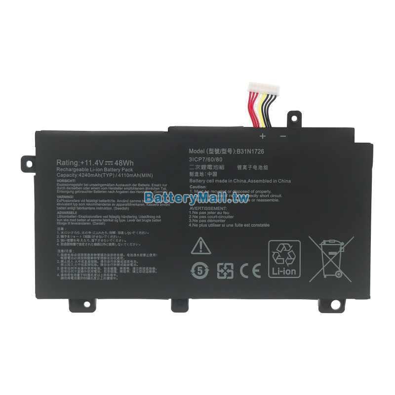 Asus華碩 B31N1726副廠電池