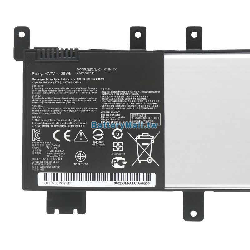 Asus華碩 0B200-02630000副廠電池