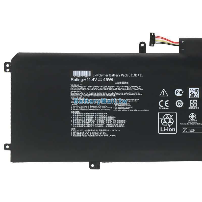 Asus華碩 ZenBook UX305FA-MS51-M82SNNH副廠電池