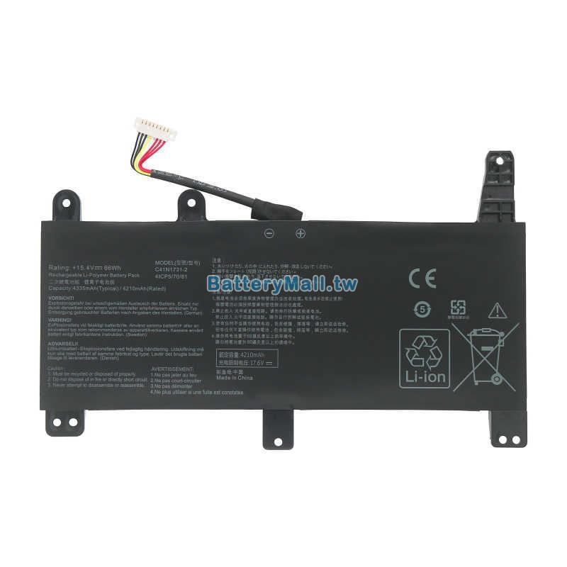 Asus華碩 ROG Strix SCAR 17 G732LXS-HG100T副廠電池